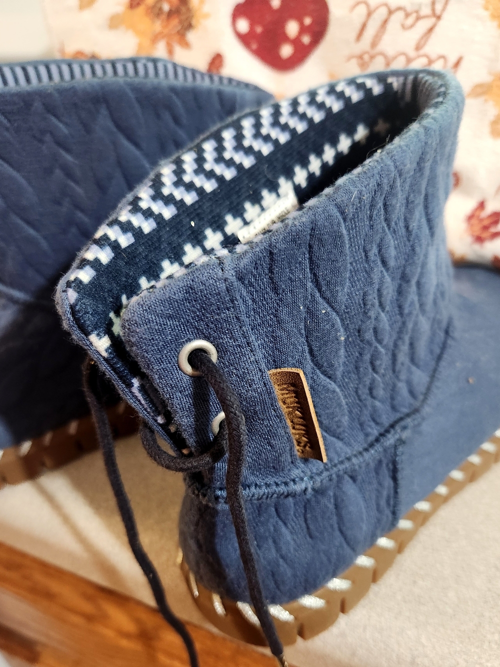 NEW MUK LUKS Flexi Hoboken Blue  Women's Winter Boots, Blue (Size7)